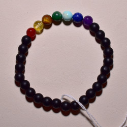 Bracelets perles semi-précieuses - 22 cm