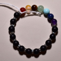 Bracelets perles semi-précieuses - 17 cm