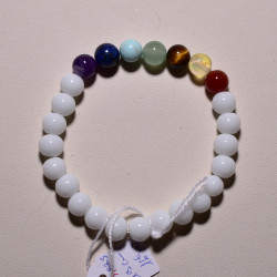 Bracelets perles semi-précieuses - 19 cm