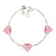 Bracelet enfant Curs roses
