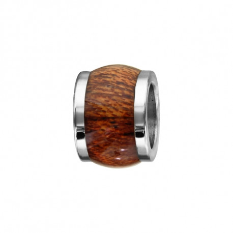 CHARMS Homme acier, THABORA CHARMS, aspect bois marron CHARMS Homme acier, THABORA CHARMS, aspect bois marron
