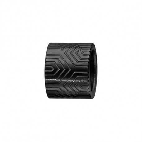 CHARMS Homme acier, THABORA CHARMS, forme tube, motif aztèque noir CHARMS Homme acier, THABORA CHARMS, forme tube, motif aztèque noir