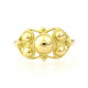 Bague Boulonnaise « Noeud d'amour » or jaune, petit modèle