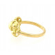 Bague Boulonnaise « Noeud d'amour » or jaune, petit modèle