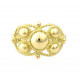 Bague Boulonnaise « Noeud d'amour » or jaune, moyen modèle