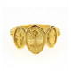 Bague Capelet « Les trois vertus » or jaune