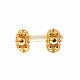 Boucles d'oreilles Boulonnaises « Nuds d'amour » or jaune