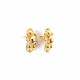 Boucles d'oreilles Boulonnaises « Nuds d'amour » or jaune