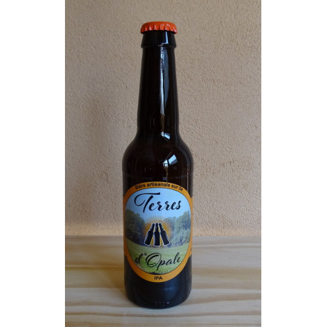 Bière  IPA  Terres d'Opale 7.2 ° en 33 cl