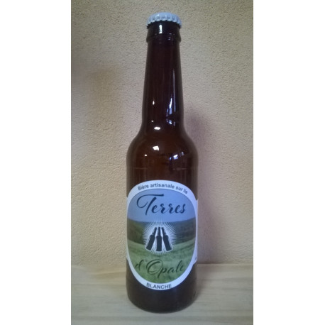 Bière Blanche Terres d'Opale 5.3° en 75 cl Bière Blanche Terres d'Opale 5.3° en 75 cl