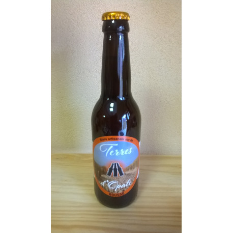 Bière Rousse Terres d'Opale 6.5° en 33 cl