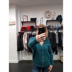 Gilet Tout Doux - Vert Emeraude