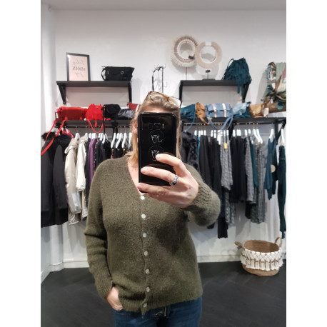 Gilet Tout Doux - Vert Emeraude Gilet Tout Doux - Vert Emeraude