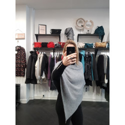 Poncho - Gris Clair
