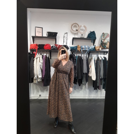 Robe Longue - Vert/Rose Robe Longue - Vert/Rose