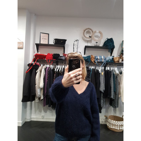 Pull Recto/Verso - Marine Pull Recto/Verso - Marine
