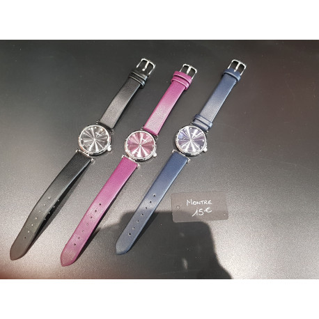 Montre - Coloris au choix Montre - Coloris au choix