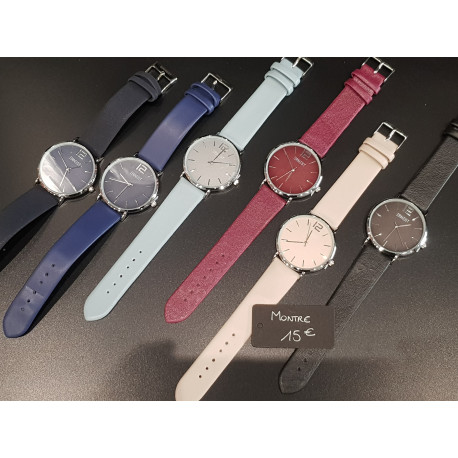 Montre - Coloris au choix Montre - Coloris au choix