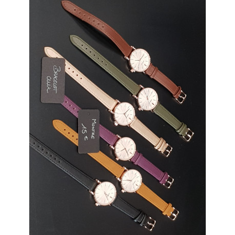Montre - Coloris au choix Montre - Coloris au choix