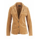 blazer en velours camel