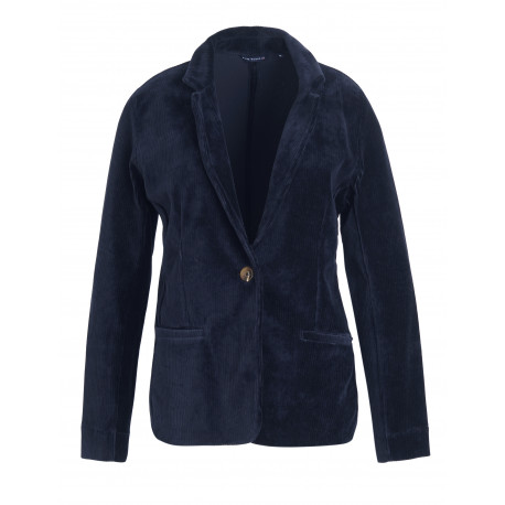 blazer en velours bleu marine blazer en velours bleu marine