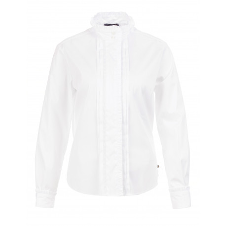 Blouse blanche en coton