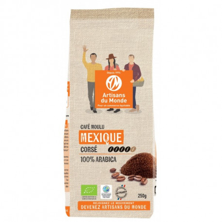 Café moulu bio Mexique 250 gr Café moulu bio Mexique 250 gr