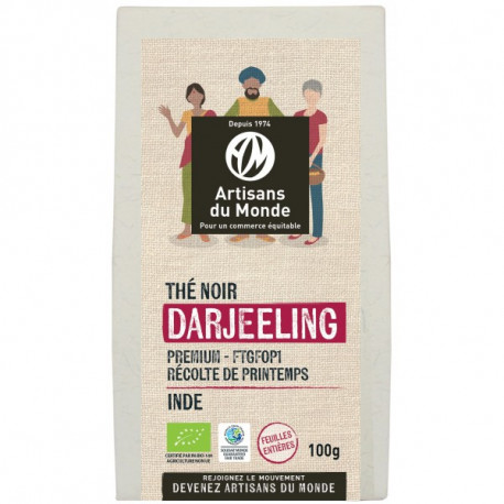 Thé Darjeeling vrac 100 gr, bio Thé Darjeeling vrac 100 gr, bio