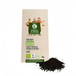 Thé vert Shan vrac 80 gr, bio, Laos