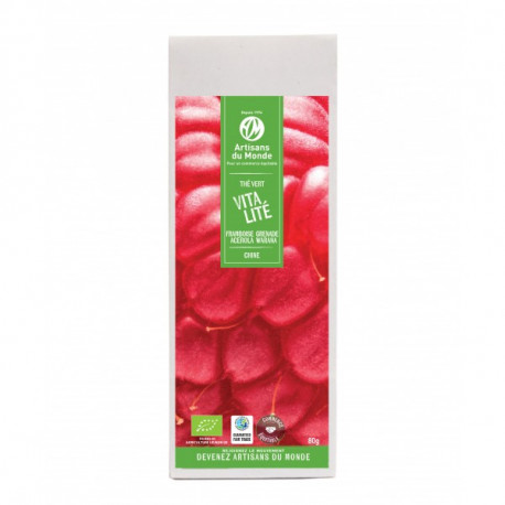 Thé vert Vitalité, vrac 80 gr, bio, Chine Thé vert Vitalité, vrac 80 gr, bio, Chine