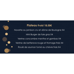 Plateau apéritif froid