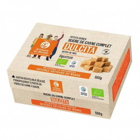 Sucre morceaux Dulcita 500 gr, bio Sucre morceaux Dulcita 500 gr, bio