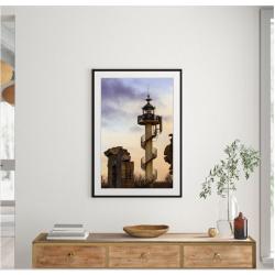 Phare d'Alprech - Tirage 30x45 numéroté et signé par l'artiste.