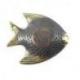 Cendrier forme poisson en laiton 10cm - Fabrication artisanale