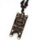 Collier mixte homme / femme avec pendentif Tiki - style polynésien
