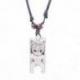 Collier mixte homme / femme avec pendentif Tiki - bijou polynésien