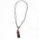 Collier mixte homme / femme avec pendentif Tiki - bijou maori Hawaï Tahiti