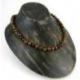 Collier / Ras de cou Oeil de Tigre - perles 8mm