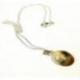 Chaîne avec pendentif coquillage œil de Sainte Lucie / œil de Shiva