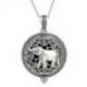 Collier Aromathérapie avec pendentif diffuseur de parfum, motif Éléphant