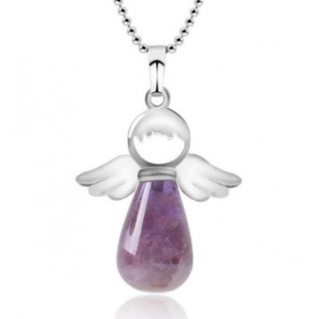 Collier  "Mon Ange gardien" en Améthyste