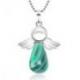 Collier  "Mon Ange gardien" en Malachite