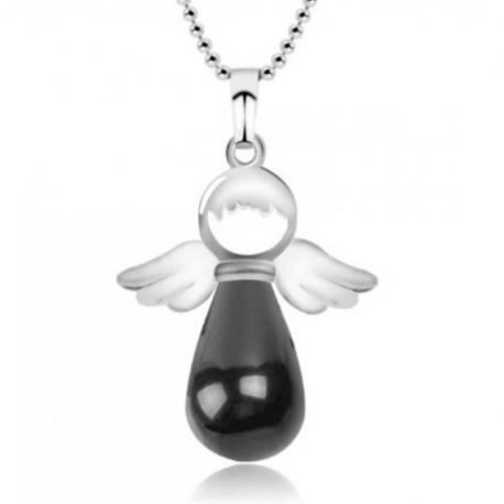Collier  "Mon Ange gardien" en Onyx