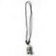 Collier polynésien avec pendentif Tiki blanc