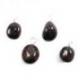 Collier Grenat Rouge du Brésil AAA - pendentif pierre roulée + cordon