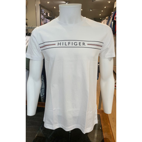 Tommy corp hilfiger tee YBR (blanc)