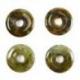 Donut ou Pi Chinois en Labradorite 3cm + cordon - Pendentif ou bracelet