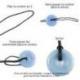 Donut ou Pi Chinois en Labradorite 3cm + cordon - Pendentif ou bracelet