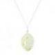 Collier en Topaze - Pendentif en pierre roulée + chaîne
