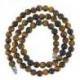 Ras de cou / collier de perles en Oeil de Tigre - perles 6mm